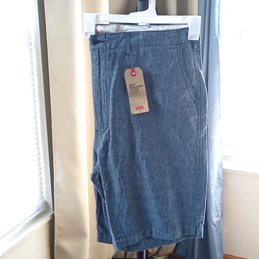 LEVI'S men's denim regular fit chino shorts size 44